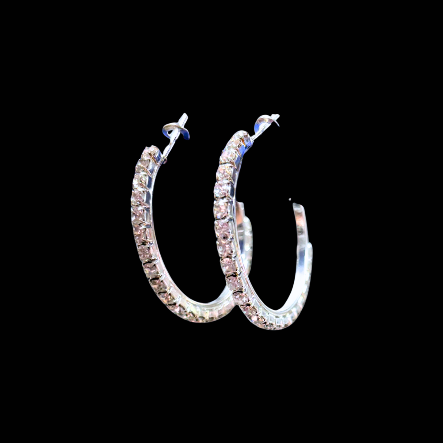 Crystal Hoops