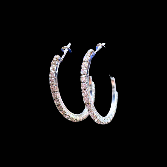 Crystal Hoops