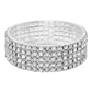 Bracelet 6 Row Crystal