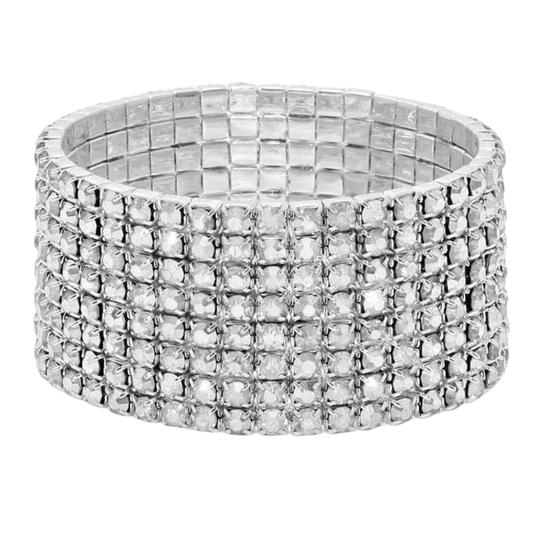 8 Row Crystal Bracelet